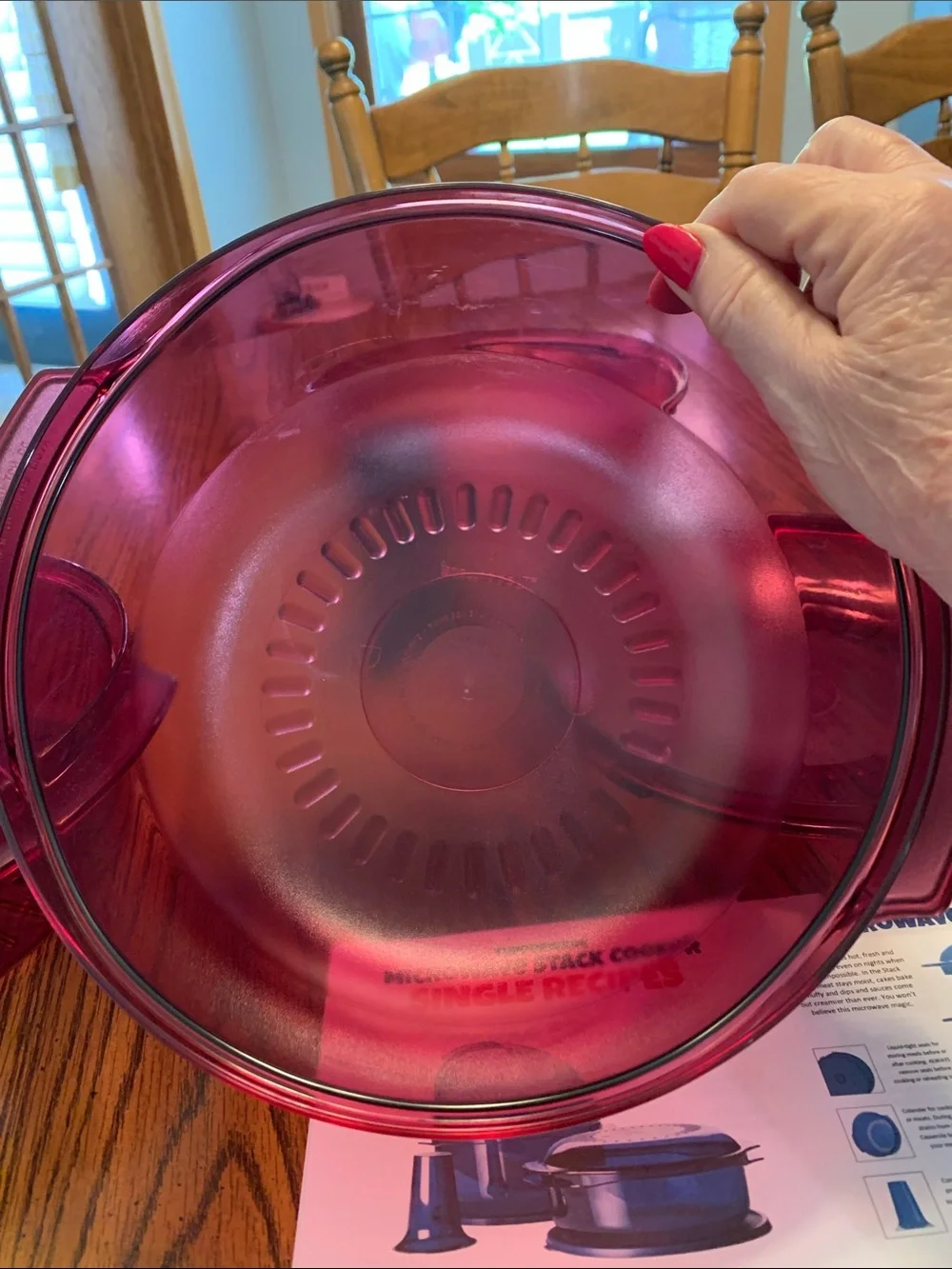 Tupperware Microwave Stack Cooker Set with Recipes - Picture 8 of 16